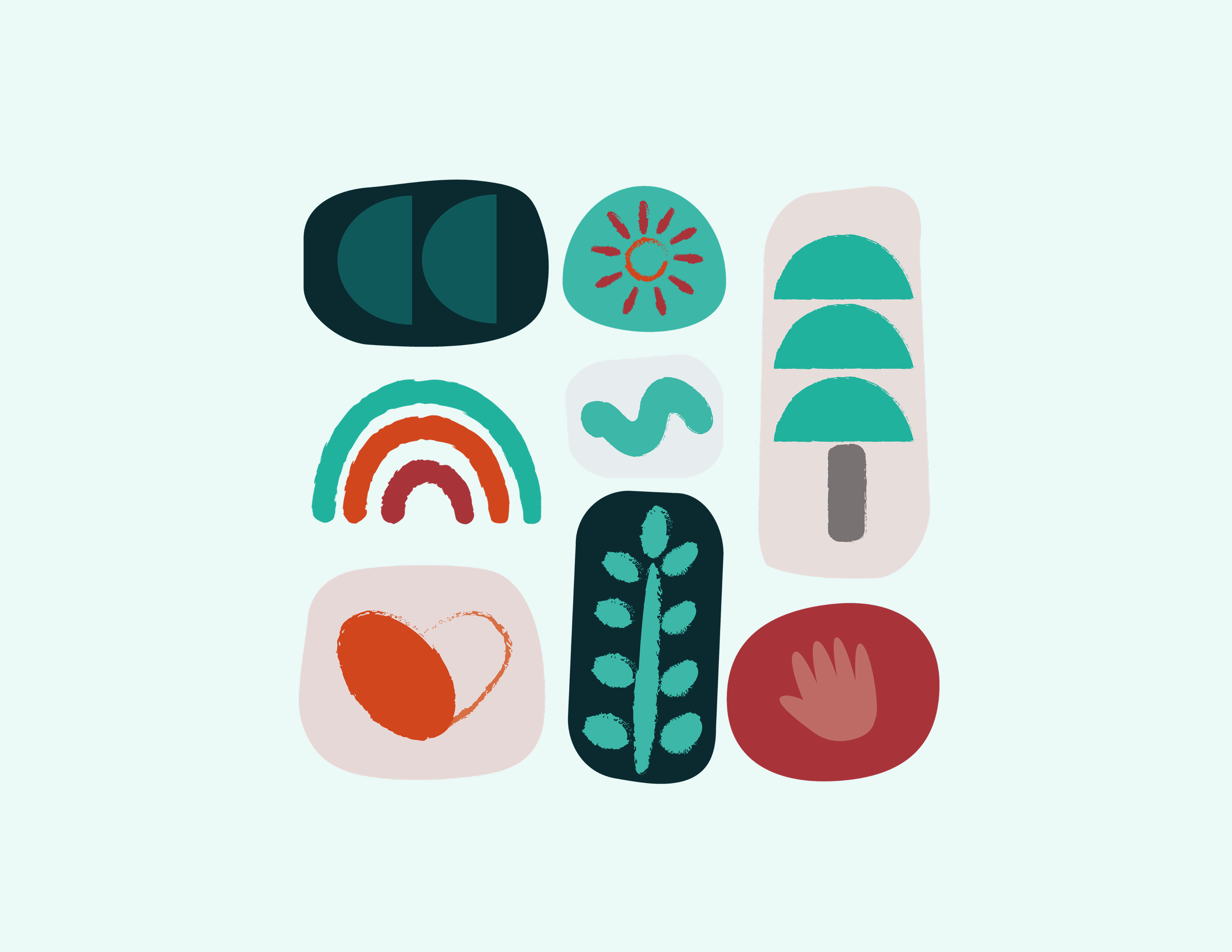 Rainbow Serpent Festival Pattern